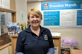 Lynette Briscoe Visitor Centre volunteer 2018