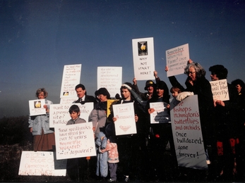 Bishops Hill Protest Nov 1988