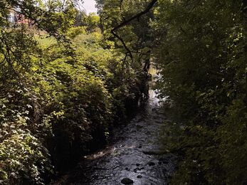 river sherbourne from charterhouse bridge