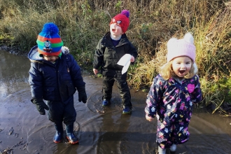 Nature Tots in puddle PPL Paula Irish