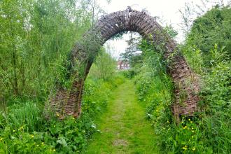 Kingsbury Meadow arch Alexis Evans