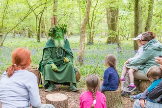 Green man storytelling Dunsmore Vicky Page