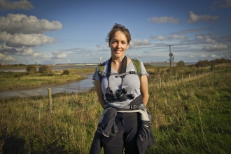 Elaine on a nature reserve