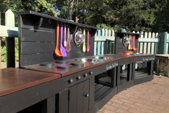 Mud kitchen Parkridge Sep 2019 Credit Tessa Lovell