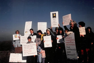 Bishops Hill Protest Nov 1988