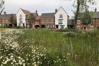 Houlton best practice greenspace on a development Ian Jelley