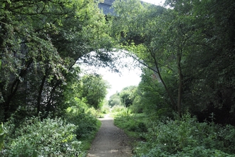 path under railway bridge