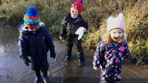 Nature Tots in puddle PPL Paula Irish