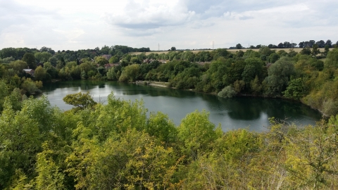 Newbold Quarry lake view Louise Barrack