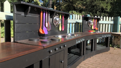 Mud kitchen Parkridge Sep 2019 Credit Tessa Lovell