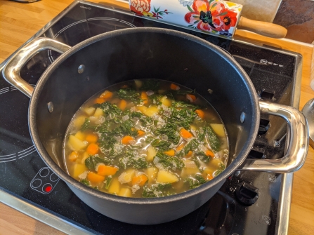 Nettle soup underway Peter Barrack