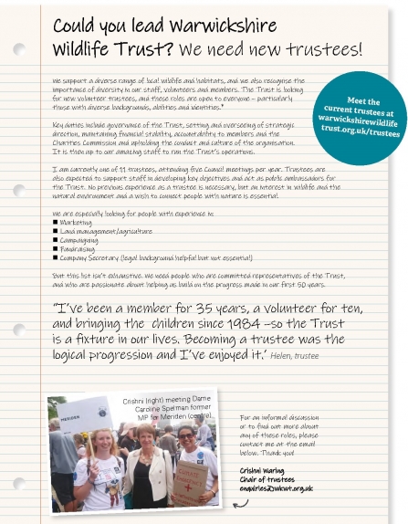 Trustee advert