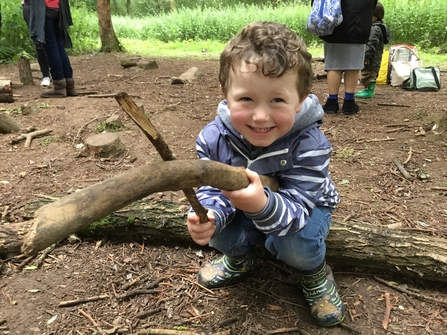 Nature Tot woodland musician credit WKWT