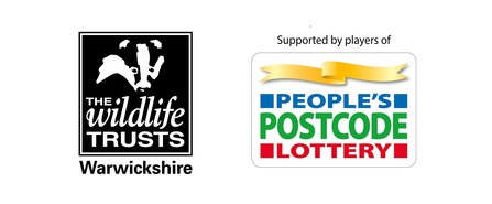 Warwickshire Wildlife Trust and People's Postcode Lottery logos