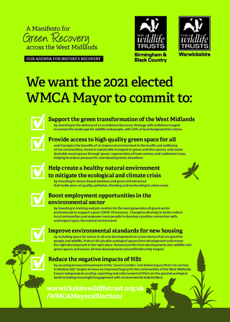 Manifesto for Green Recovery poster