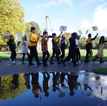 Edgewick Community Primary School Bee Protest