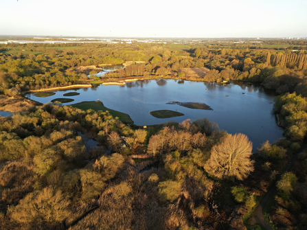 Brandon Marsh from the air