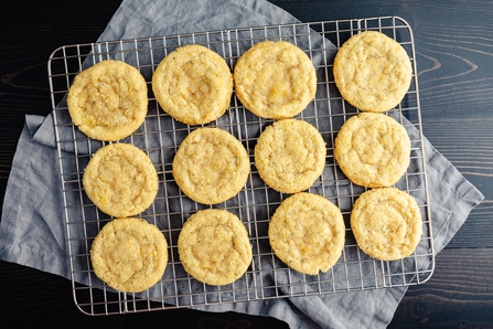 Dandelion and lemon biscuits