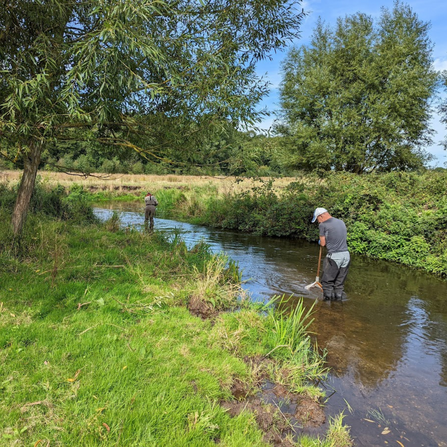 River Blythe kick sampling
