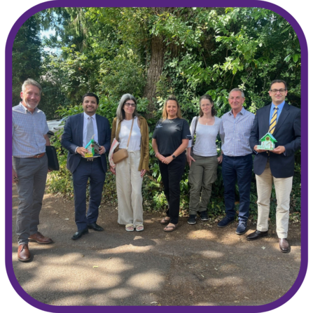 2 solihull mps, warwickshire wildlife trust staff, trustees, and volunteers