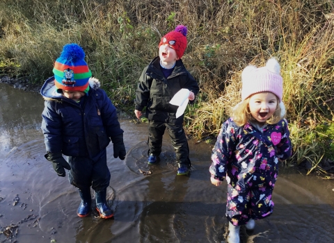 Nature Tots in puddle PPL Paula Irish