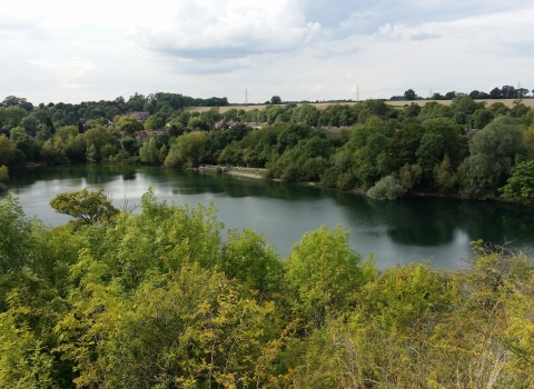 Newbold Quarry lake view Louise Barrack