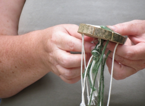 Weaving bushcraft TEaM