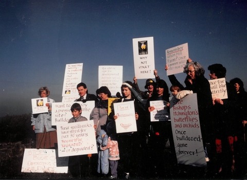 Bishops Hill Protest Nov 1988