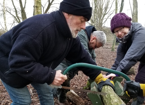 TEaM Bushcraft sawing