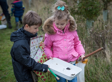 Children pond dipping, credit Matthew Roberts